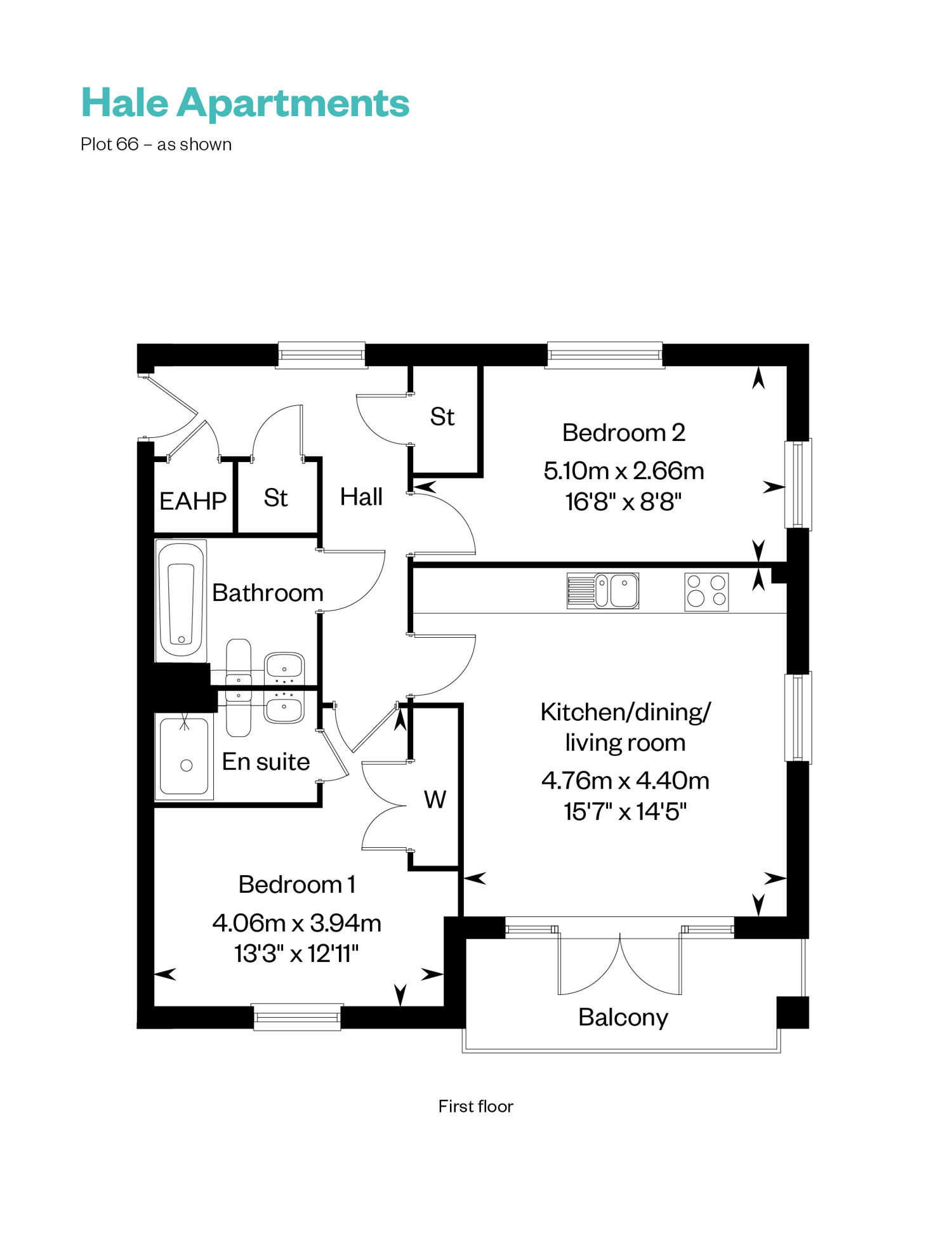 Hale Apartments_plot 66 floor plan_Cala at Waterbeach 