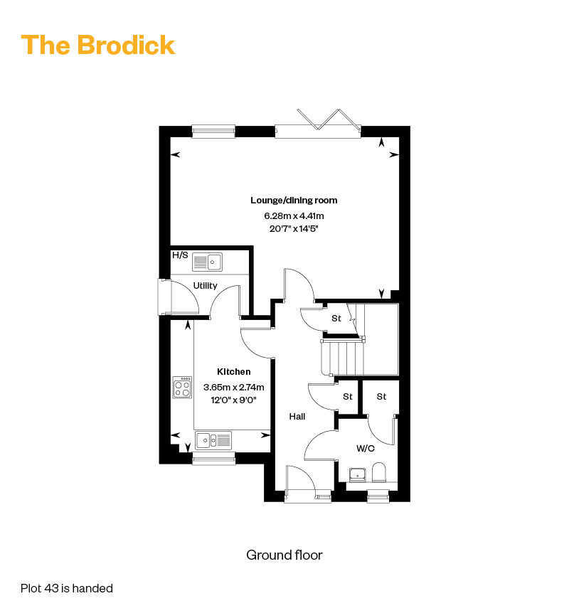 5072205 CALA WEST Lathallan Grange Floorplan Inserts Web The Brodick GF 1200X800
