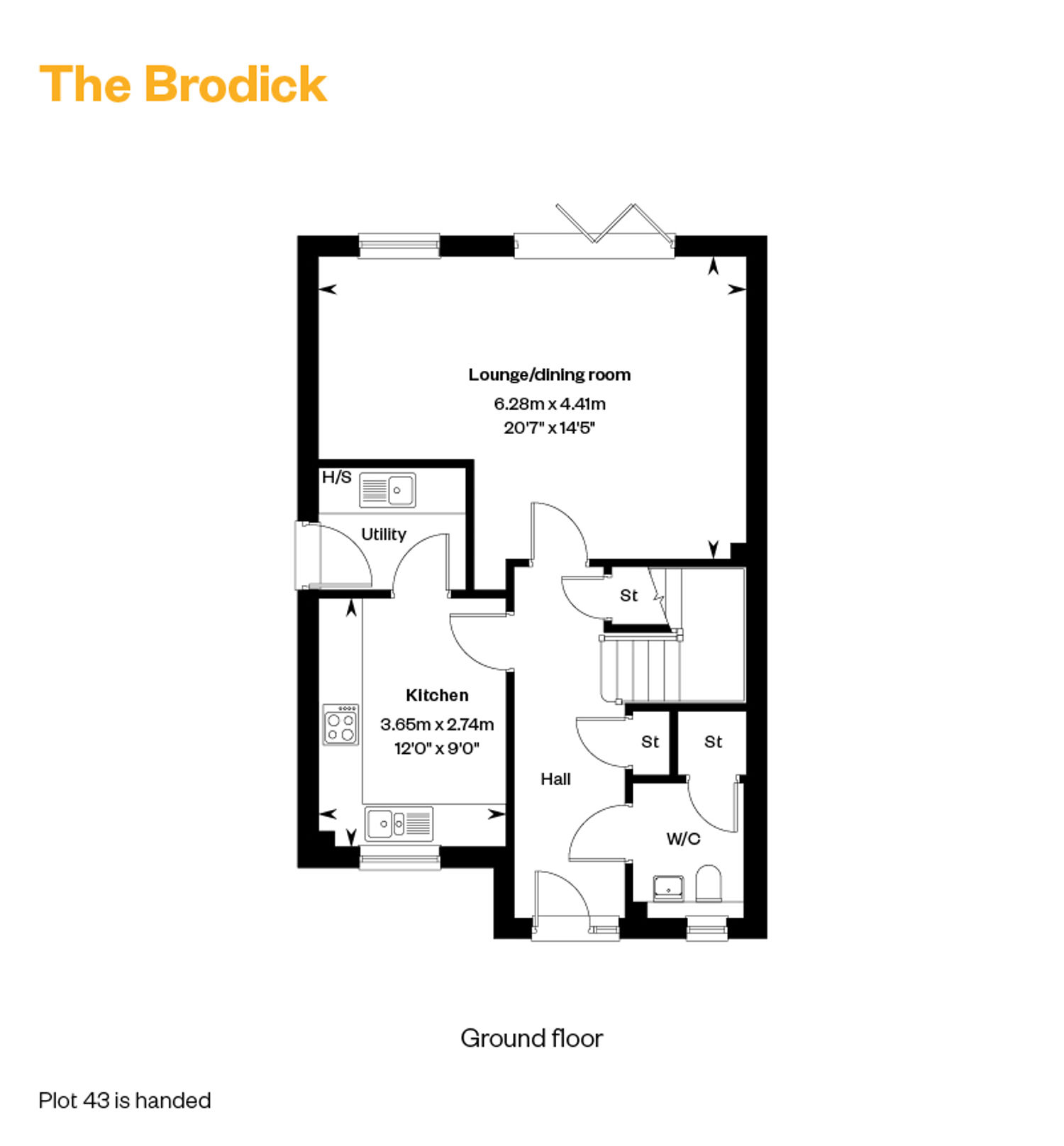 5072205 CALA WEST Lathallan Grange Floorplan Inserts Web The Brodick GF 1200X800
