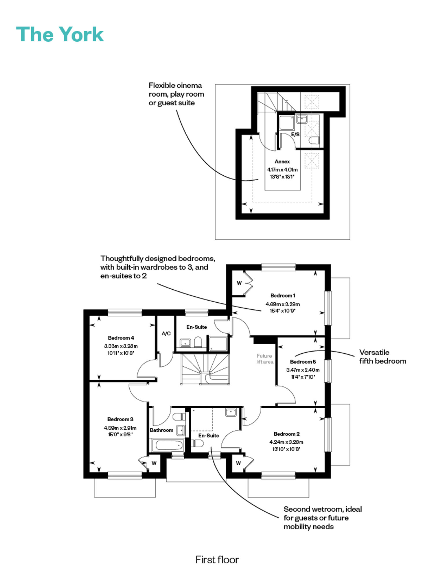 Arabella Park York Annotated Floorplan FF