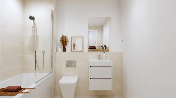 Edmund Park Apartment Bathroom
