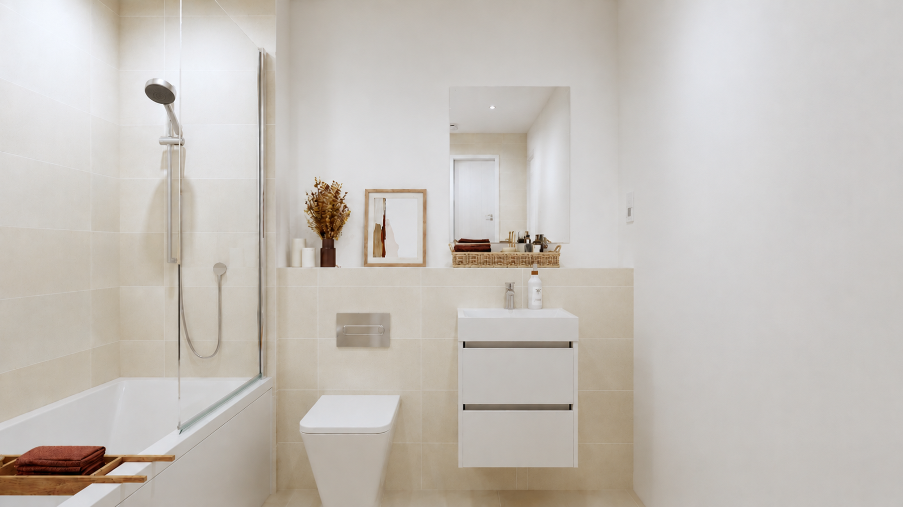 Edmund Park Apartment Bathroom