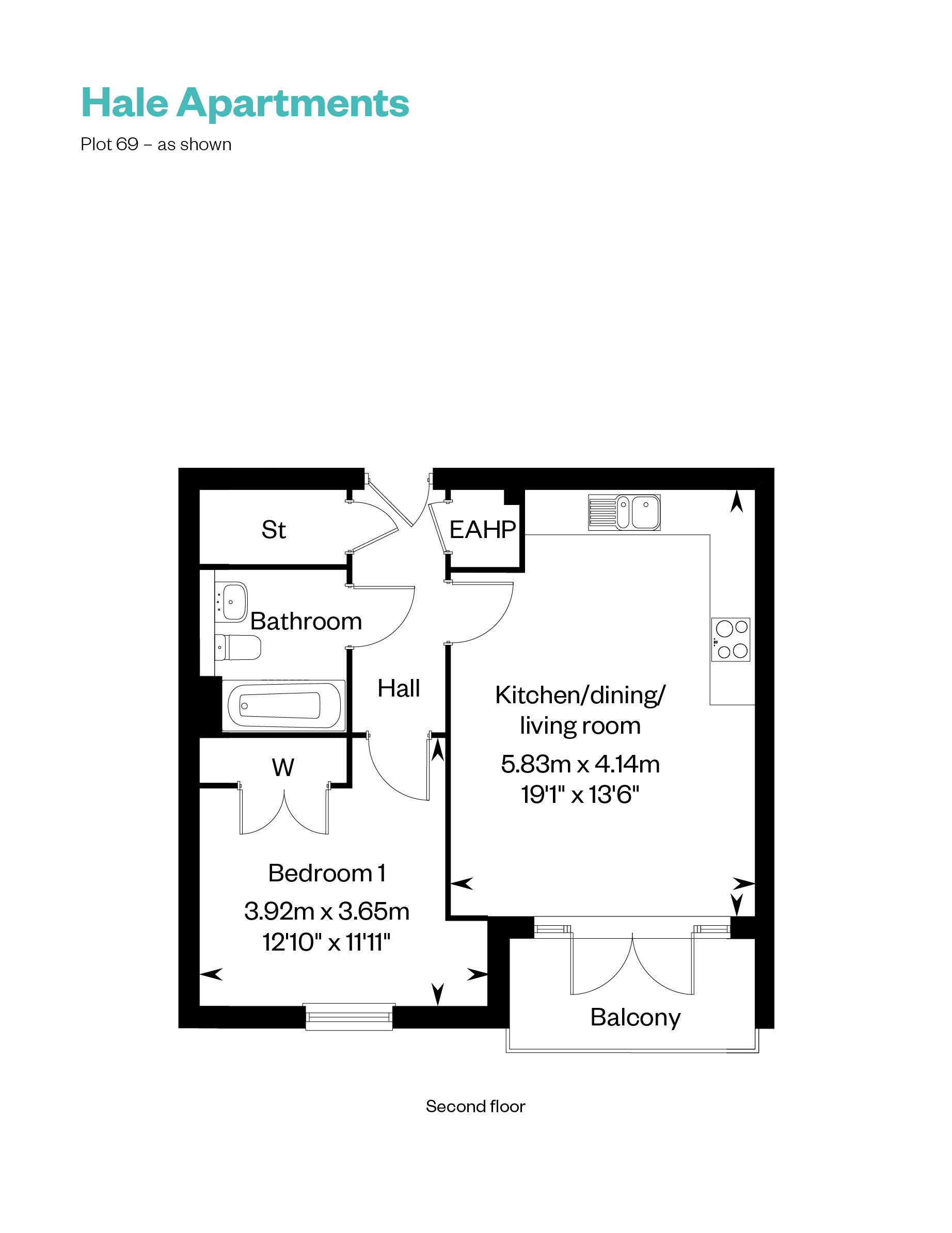 Hale Apartments_plot 69 floor plan_Cala at Waterbeach 