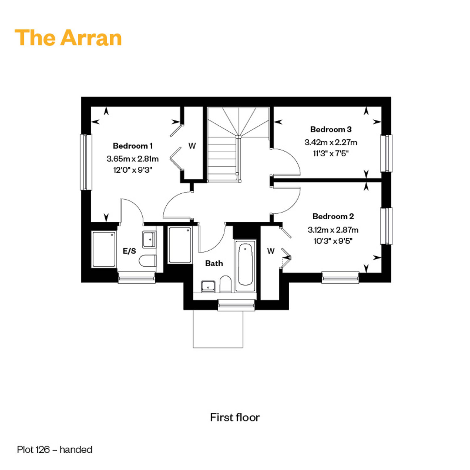 4013582 Cala East Colliers Gate Web Floorplans 800X1200 The Arran FF