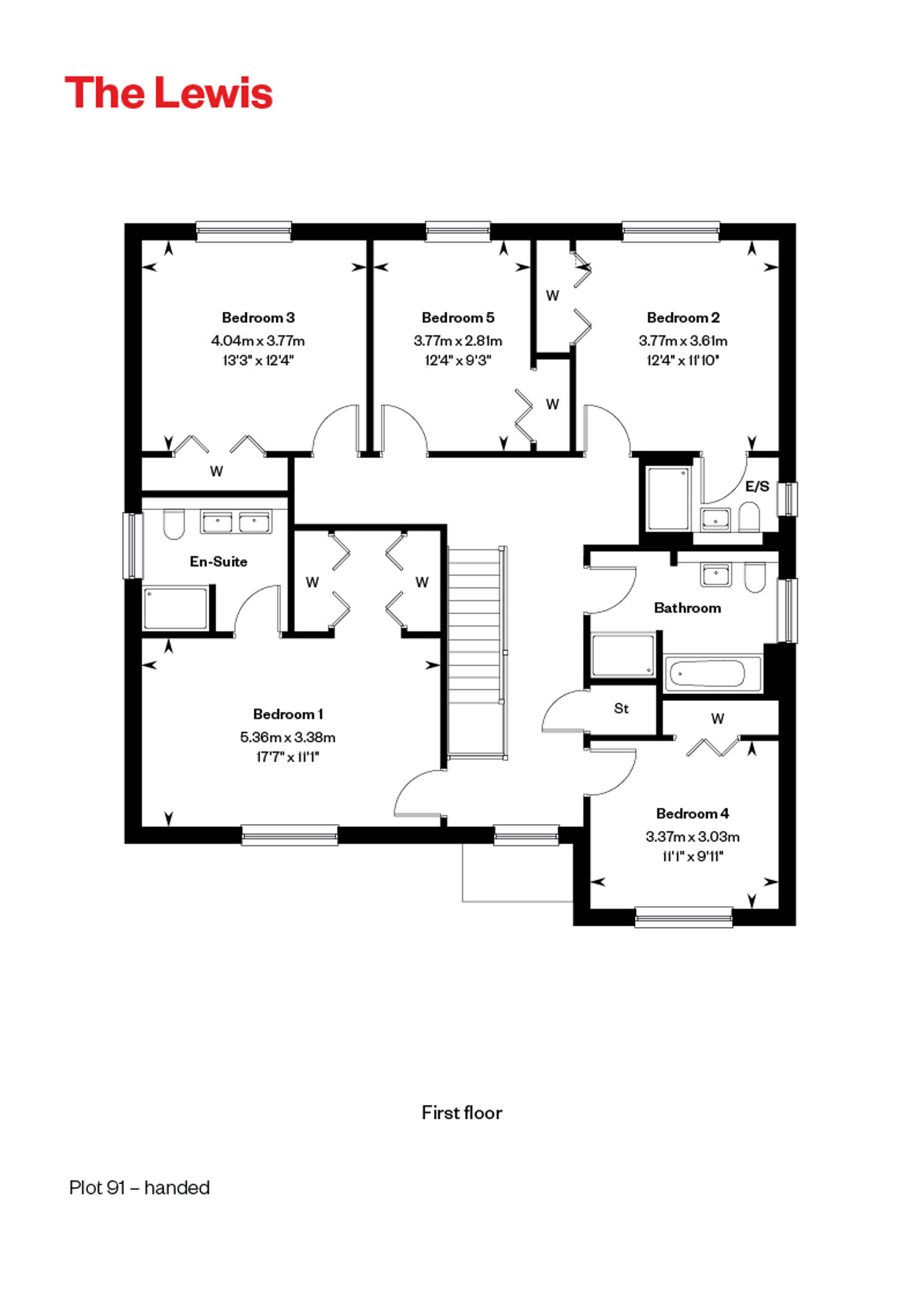 5363231 CALA WEST Cornhill Village Home Styles Web Floorplans 800X1200 The Lewis FF 7454588
