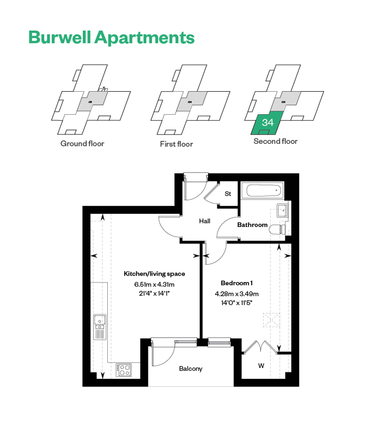 The Burwell Apartments Plot 34 Netherhall Gardens, Cambridge