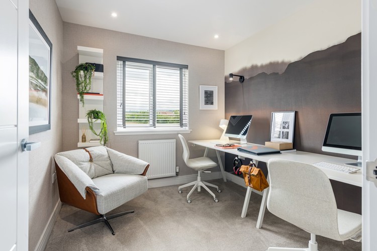 5 bedroom showhome | versatile fifth bedroom suitable for guests, hobbies or home office