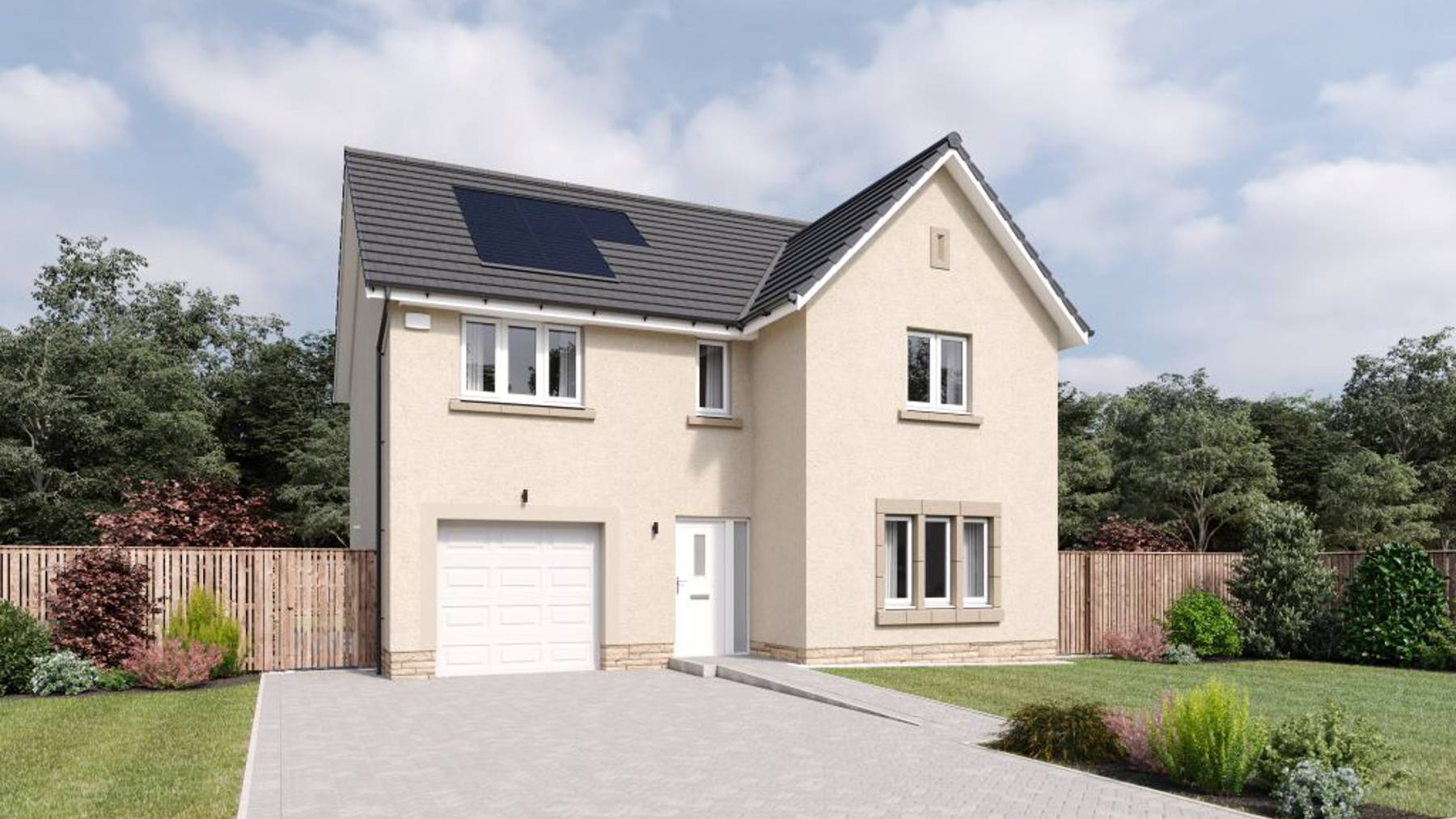 The Barrie External CGI | 4 bedroom home for sale in Edinburgh