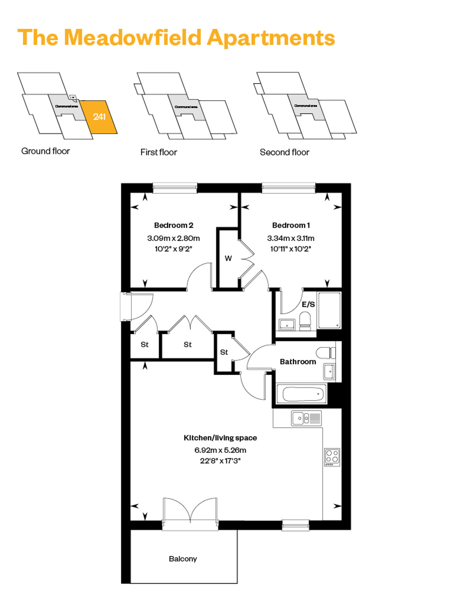 The Meadowfield Apartment Plot 241