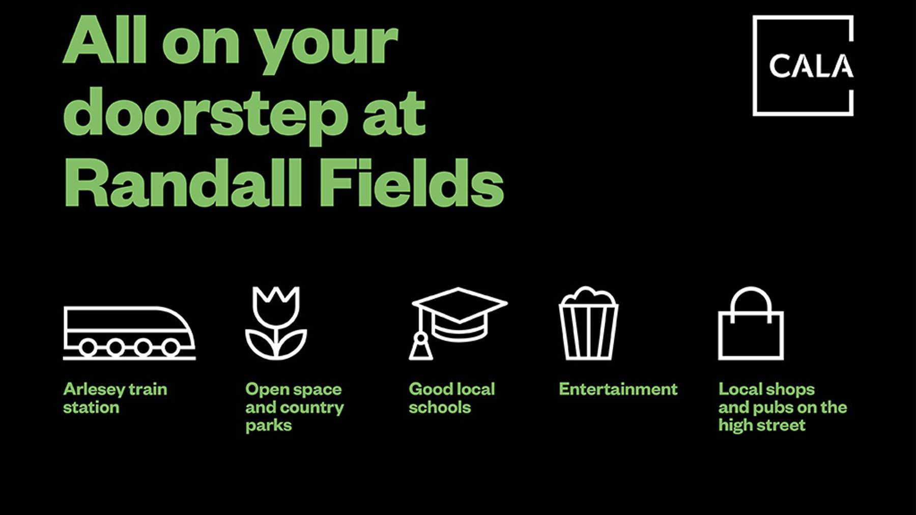 All On Your Doorstep At Randall Fields, Stotfold