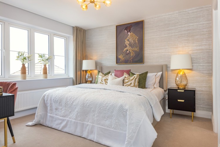 Bedroom 4 New homes in Chipping Norton Willow House type 