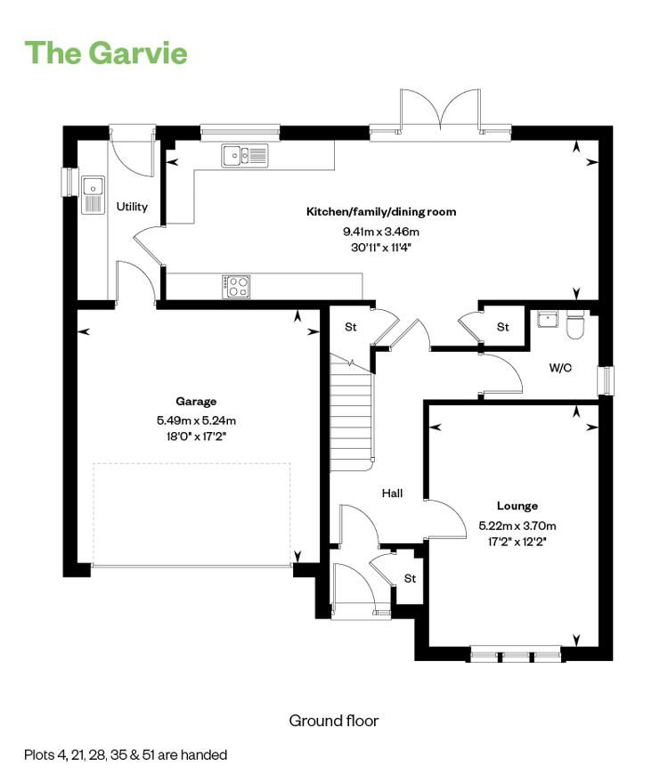 4 and 5 bedroom homes for sale in Banchory, Cala Homes