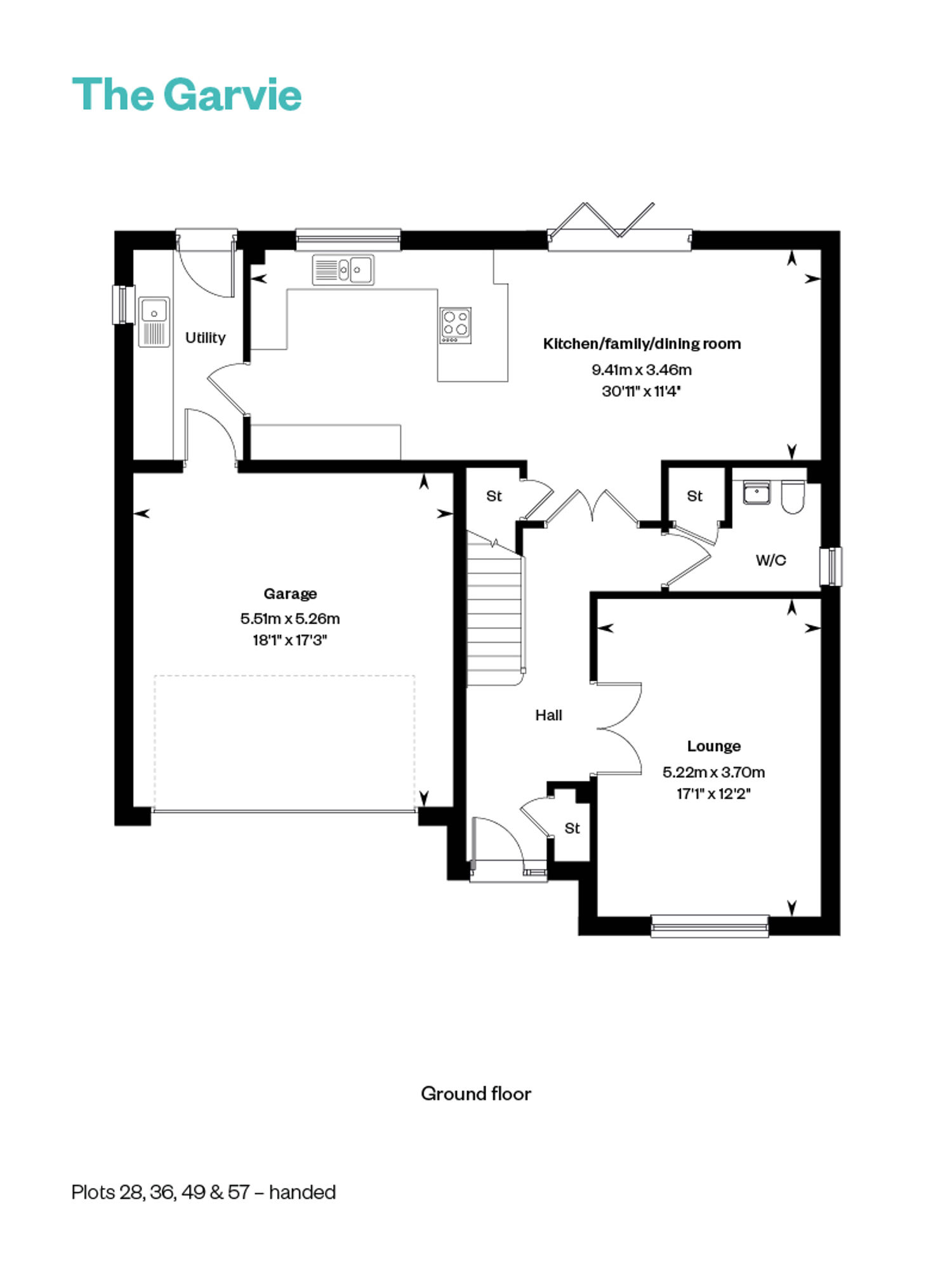 5958729 CALA WEST Aurs Meadows Web Floorplans 800X1200 The Garvie GF