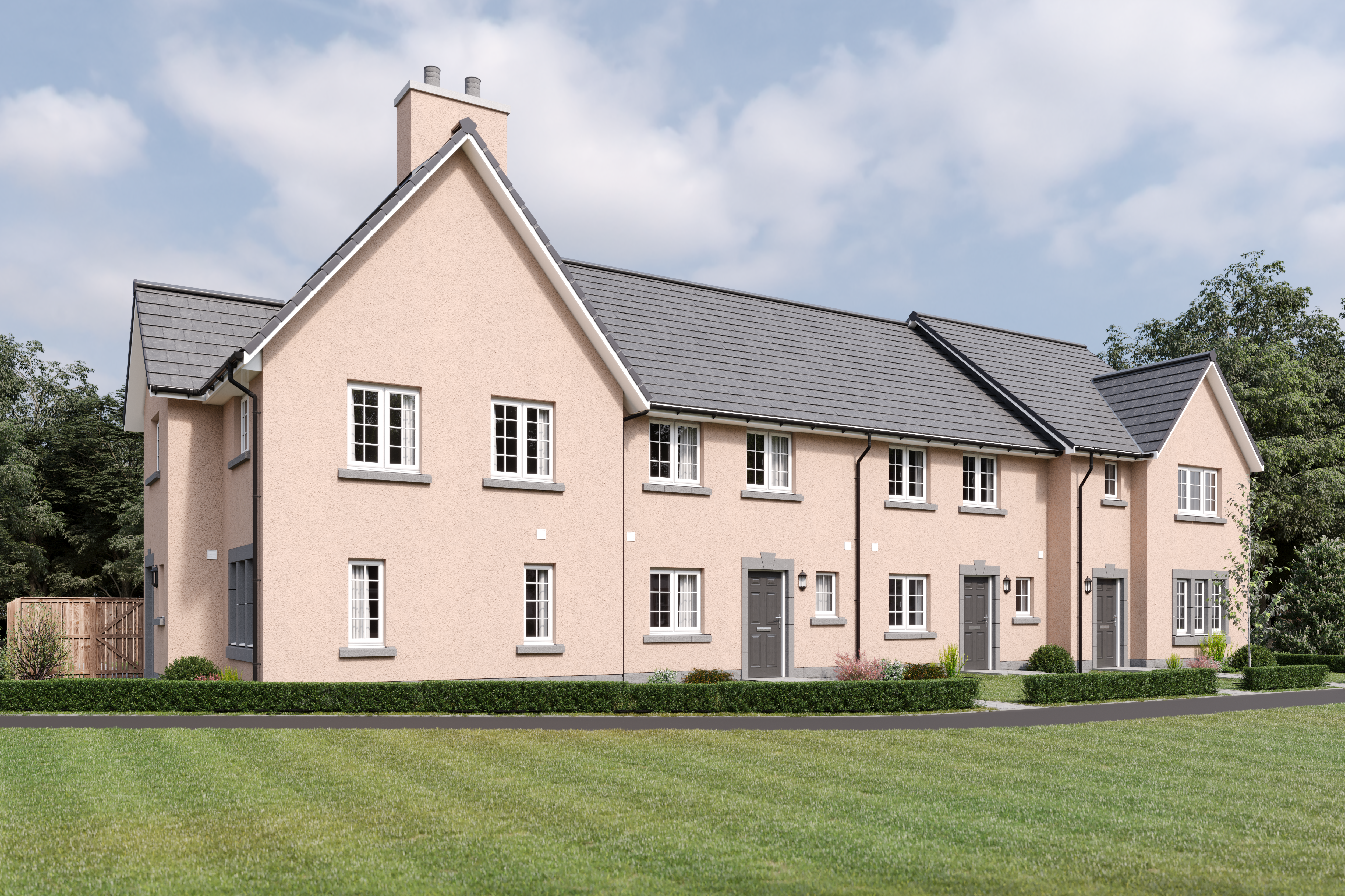 The Avon house type at Green Bank CGI image 