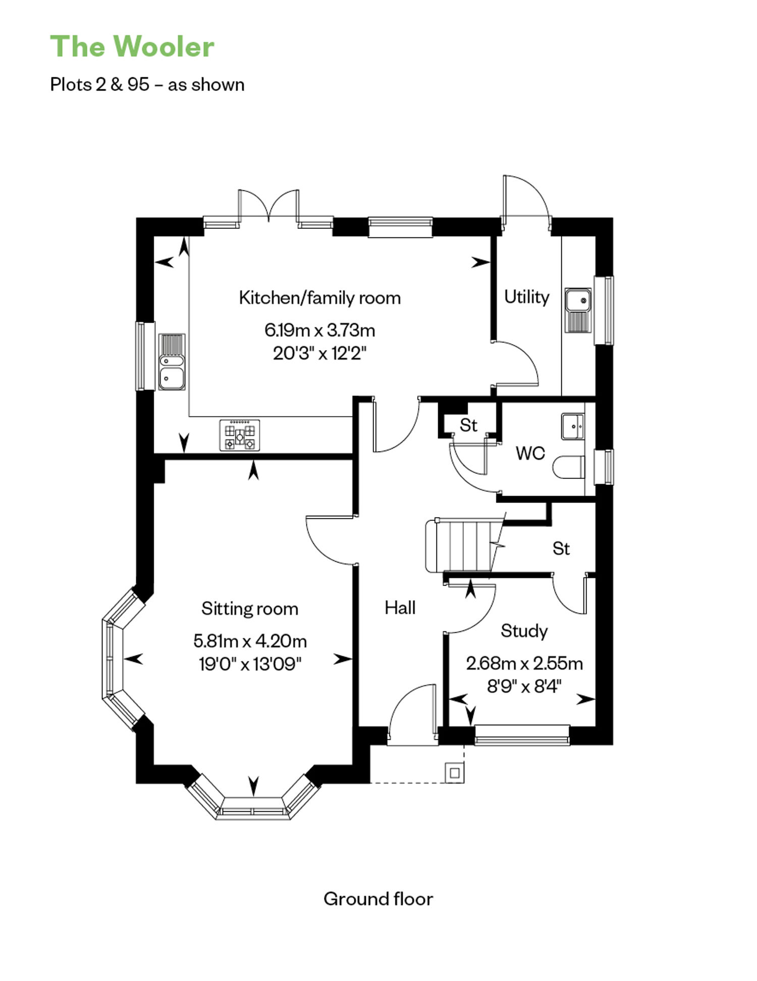 4057858 Cala NHC The Wooler Floor Plan Aylett's Green UPDATED