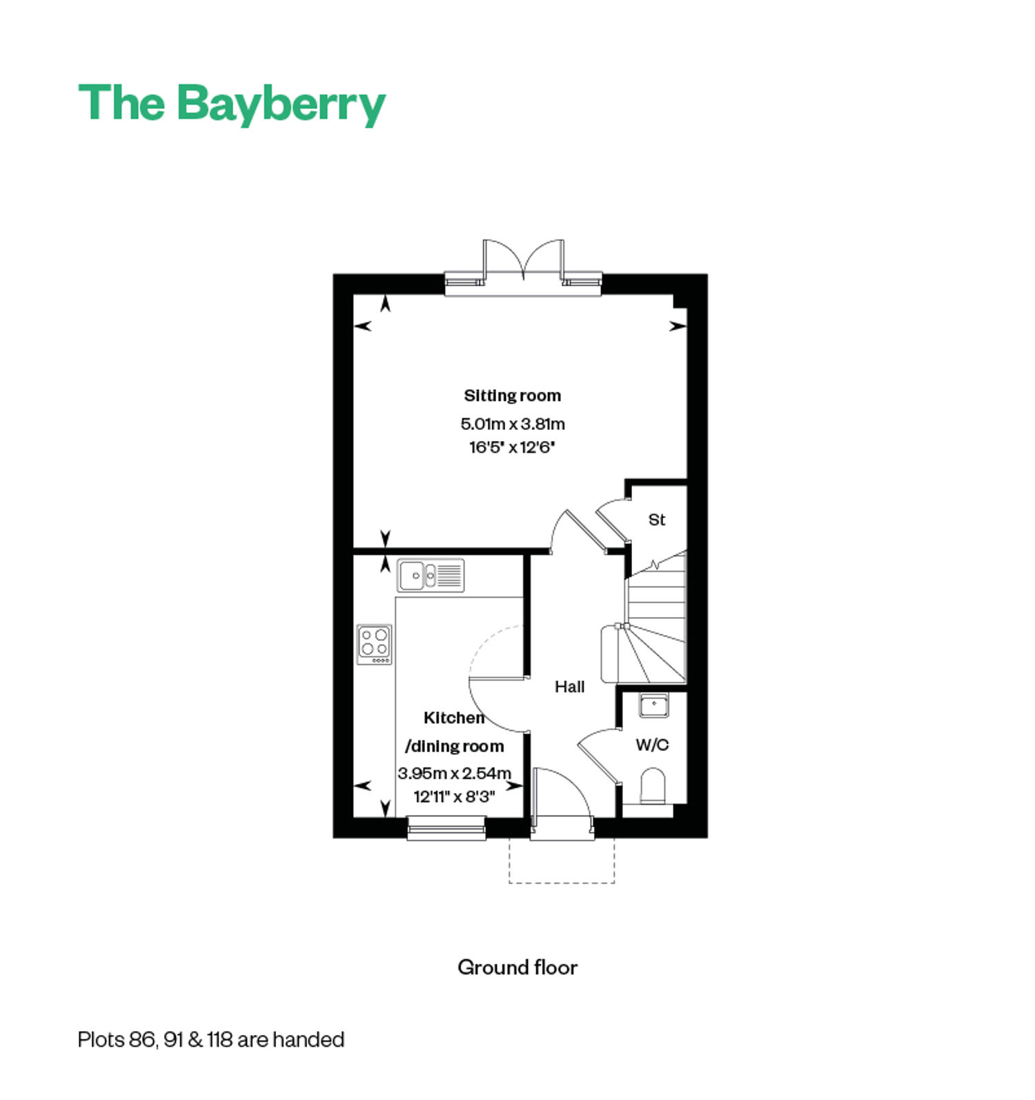 Samuel Gardens Floorplans The Bayberry GF