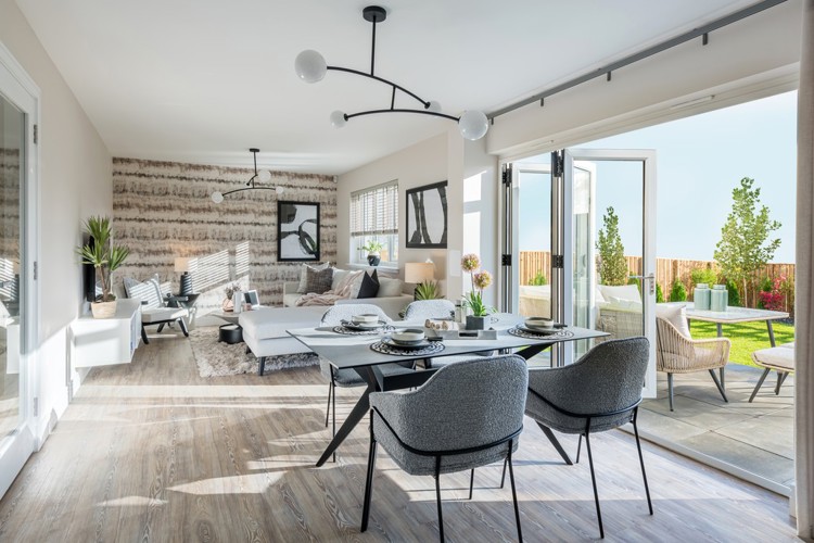 Open plan kitchen Elliot- Glenacre