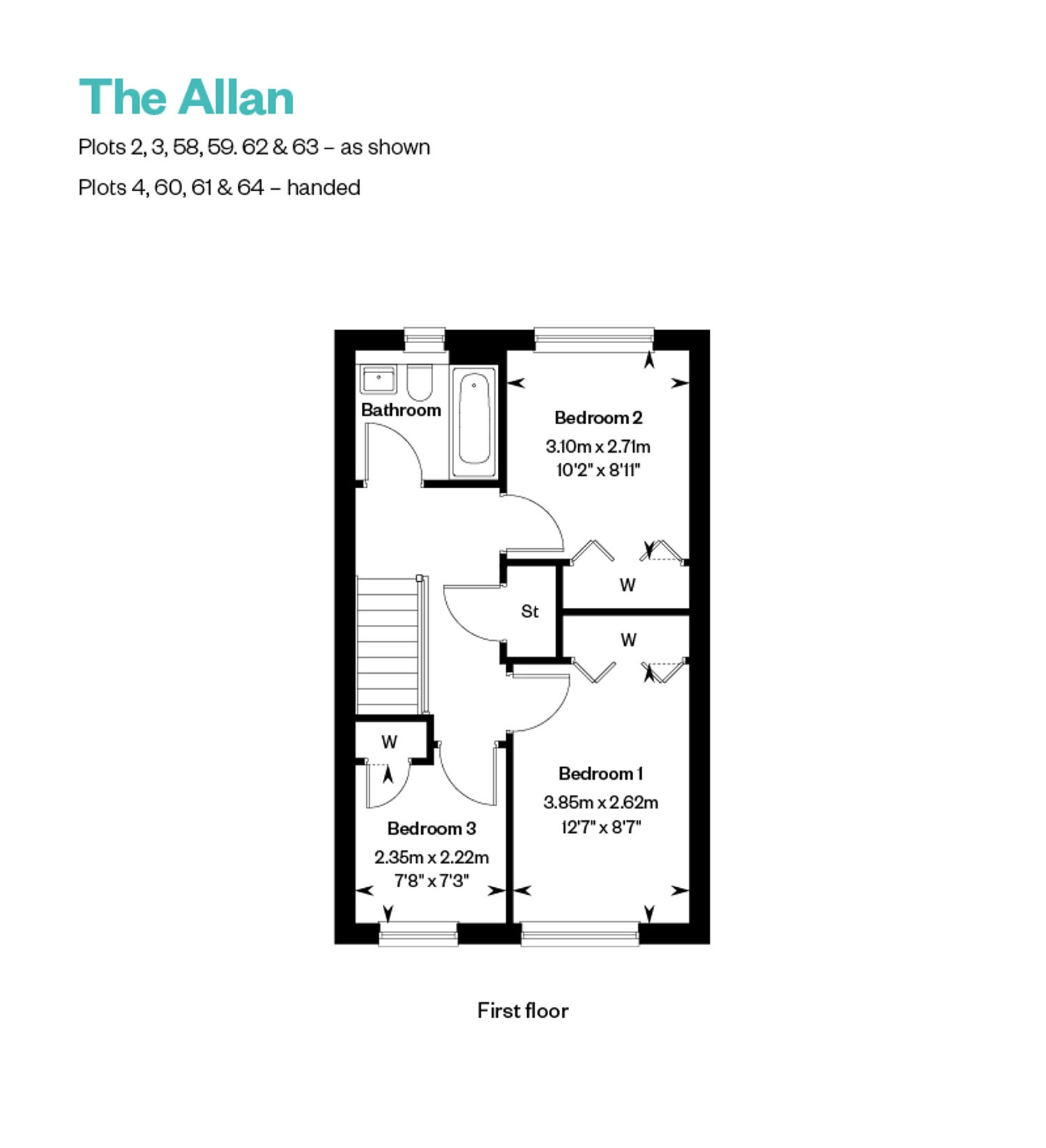 Millgate Lawns The Allan Floorplan FF