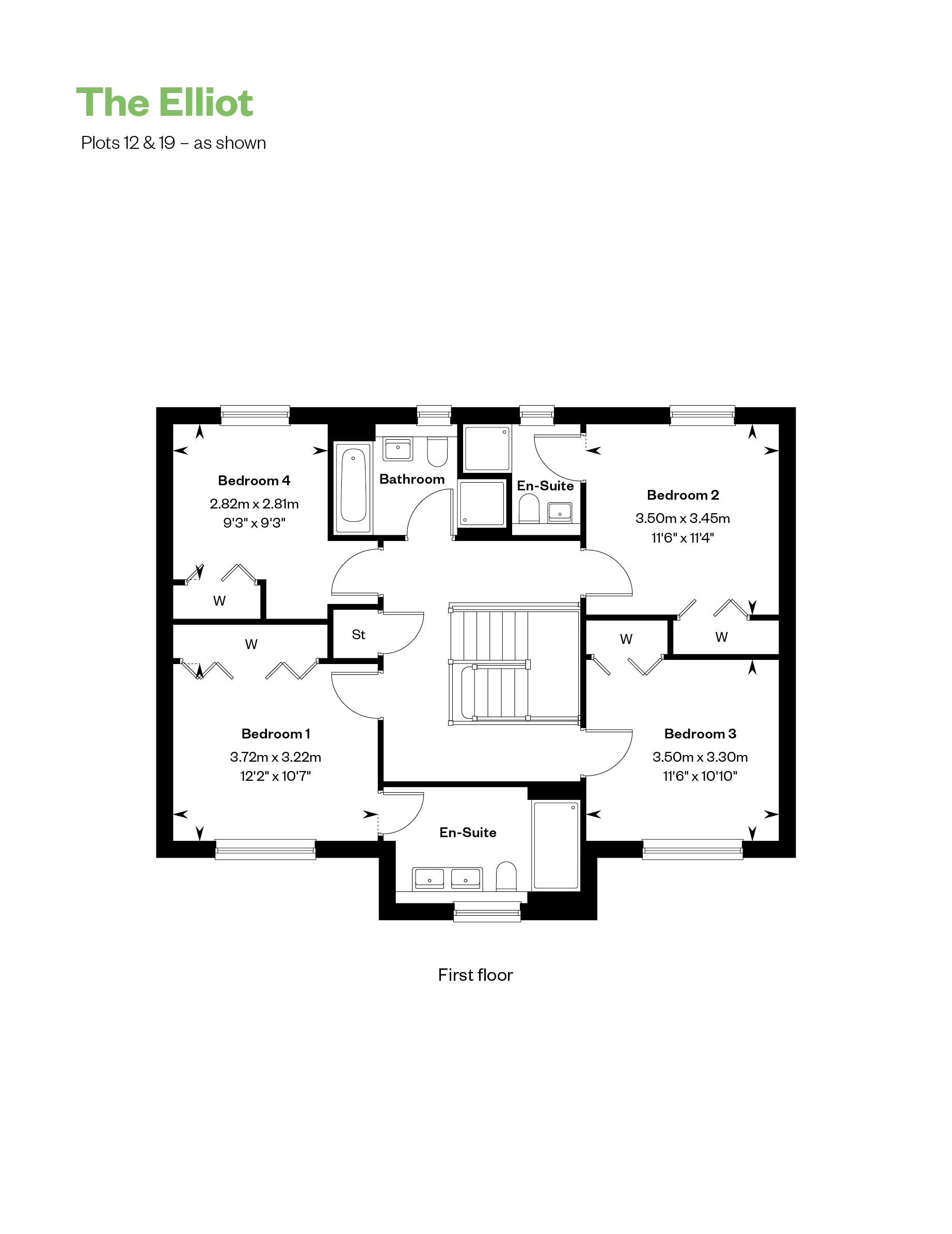 The Elliot floorplans 