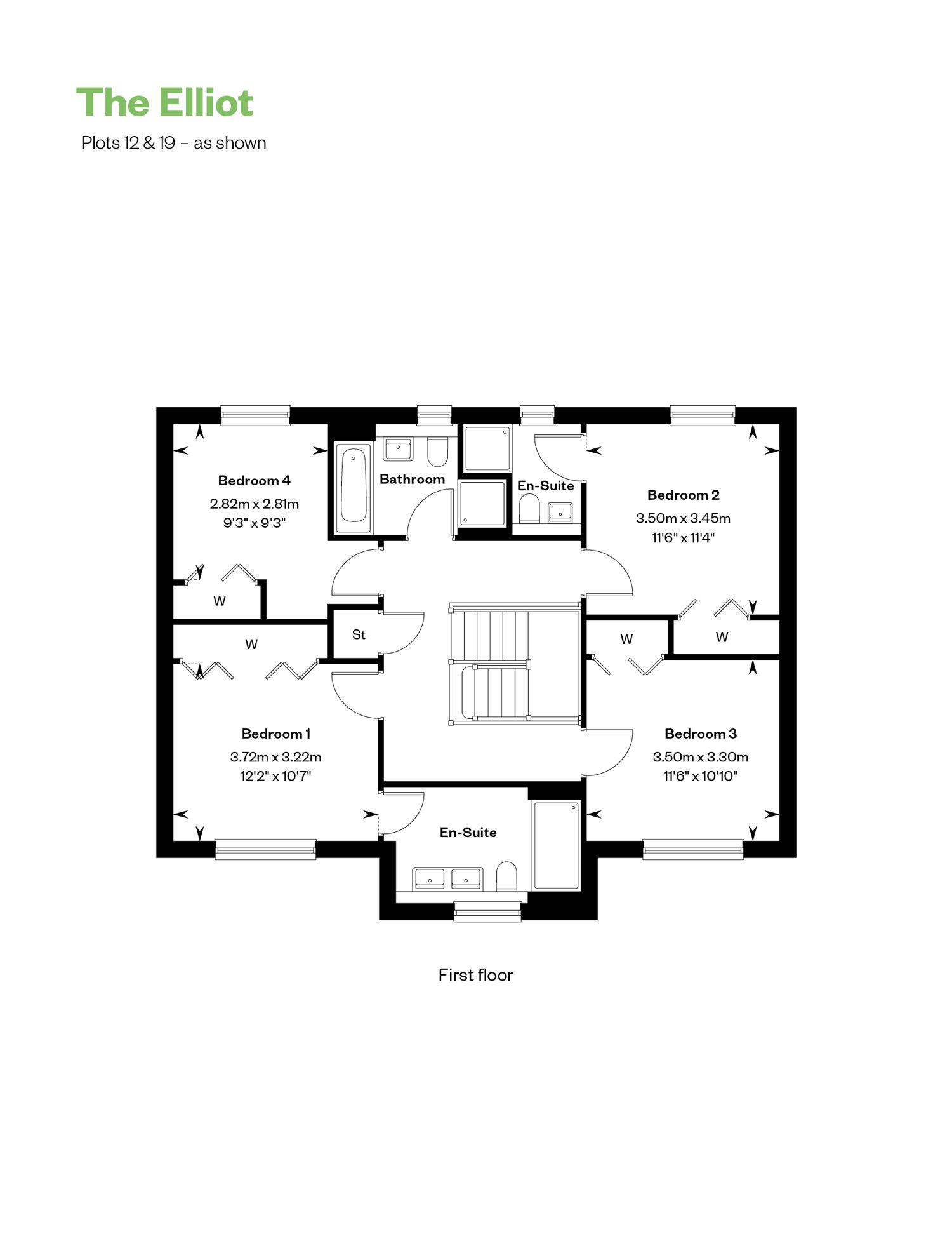 The Elliot floorplans 