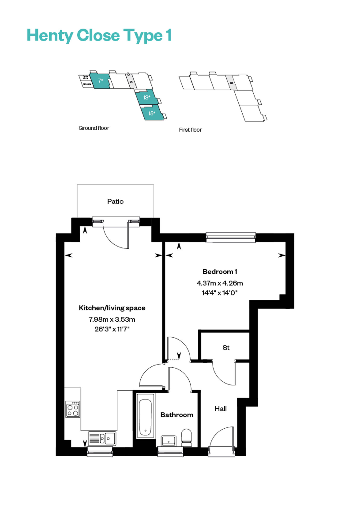 The Oaks, Wivelsfield First Home Apartments (1)