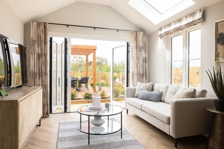 Whitethorn family room in our 5 bedroom houses for sale potters bar