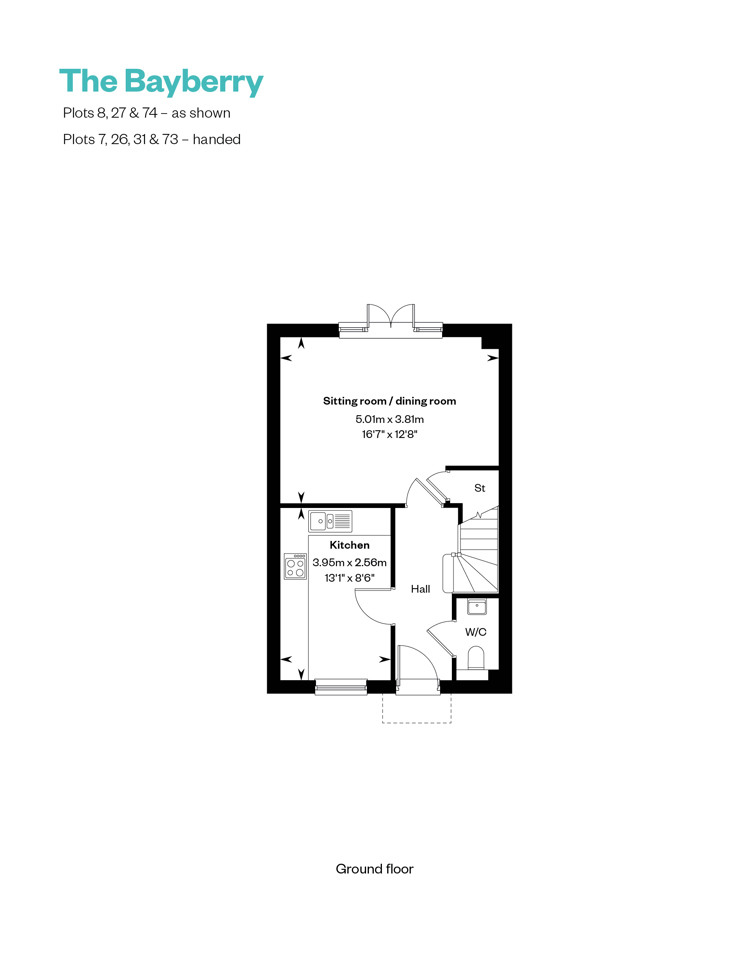 Warlingham Web Floorplans The Bayberry GF 6639847