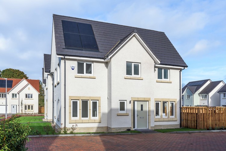 3 bedroom showhome | stylish terraced home with landscaped front garden and parking area