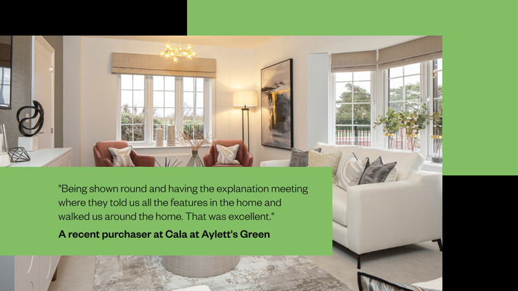 an Aylett's Green customer testimonial