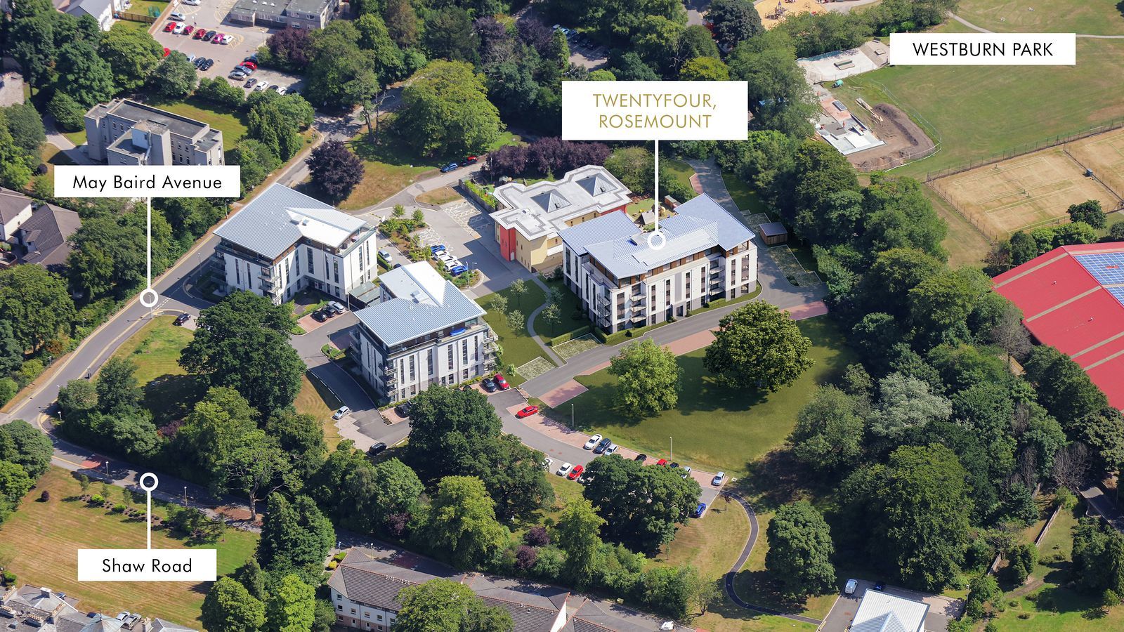 TwentyFour, Rosemount Aberdeen Cala Homes Location