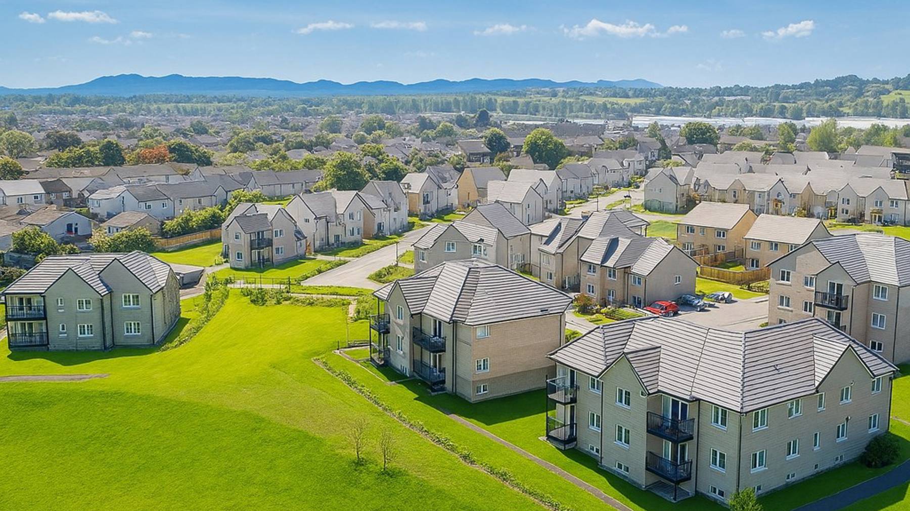 Queensferry Heights street scene | 1 & 2 bedroom apartments in South Queensferry