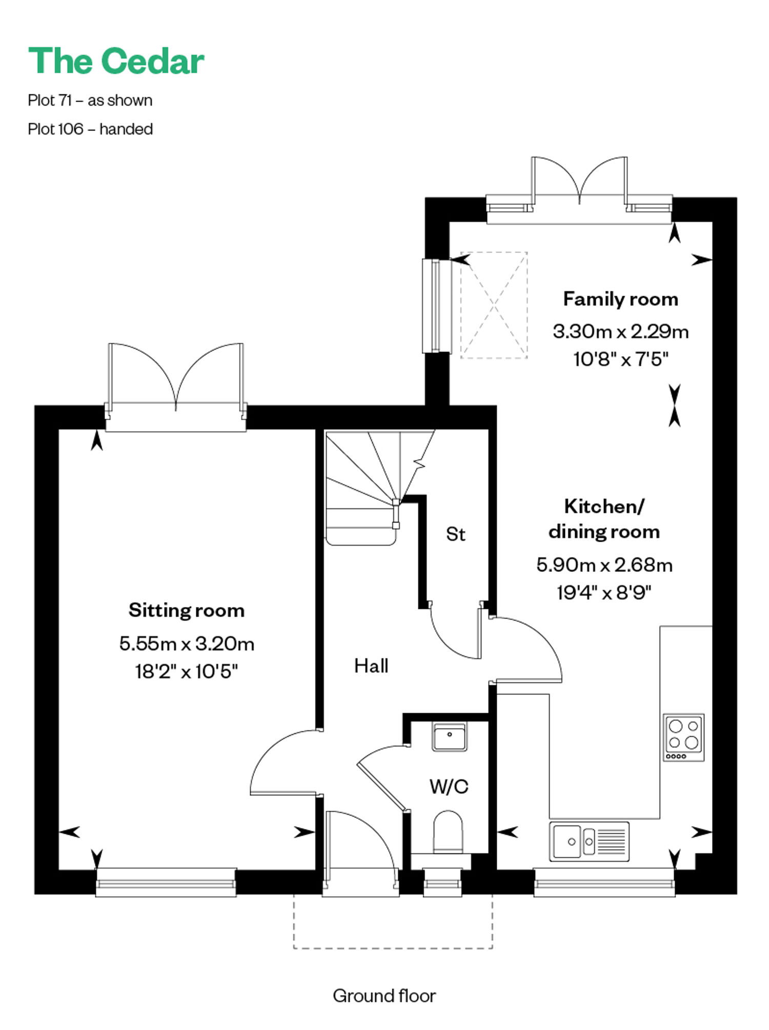 6815085 CALA SHC Barden Croft Cedar GF