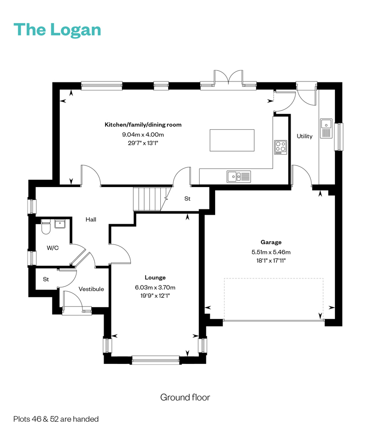 7443382 CALA WEST Aurs Meadows Floorplan Web 800X1200 Logan GF