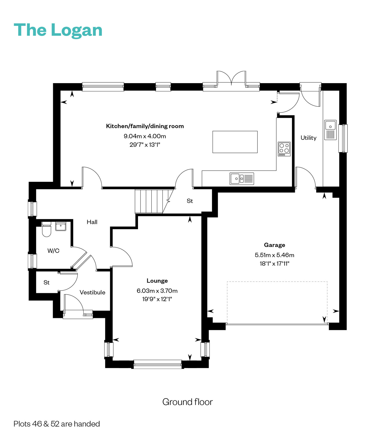 7443382 CALA WEST Aurs Meadows Floorplan Web 800X1200 Logan GF