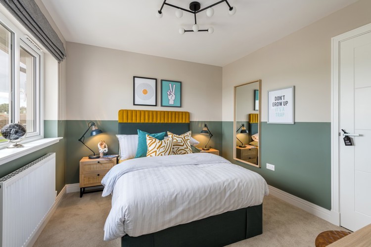 4 bedroom showhome | light-filled generous bedroom