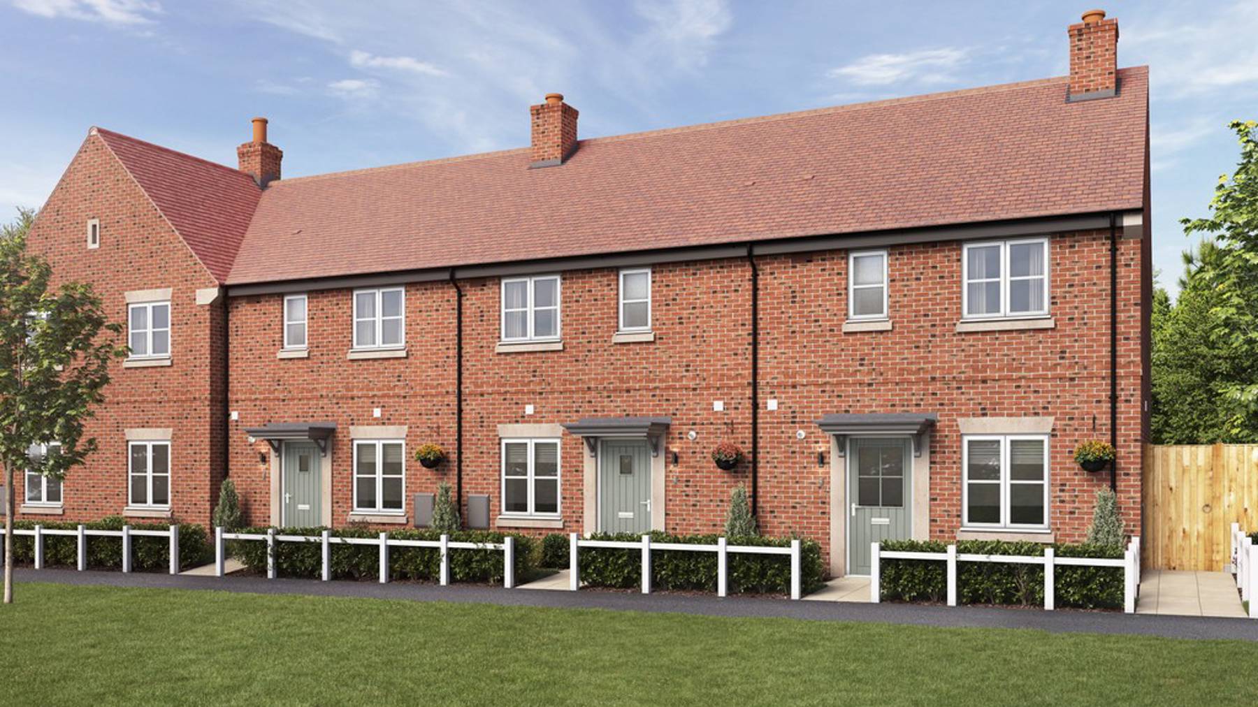 Computer Generated Image of houses for sale in Basingstoke