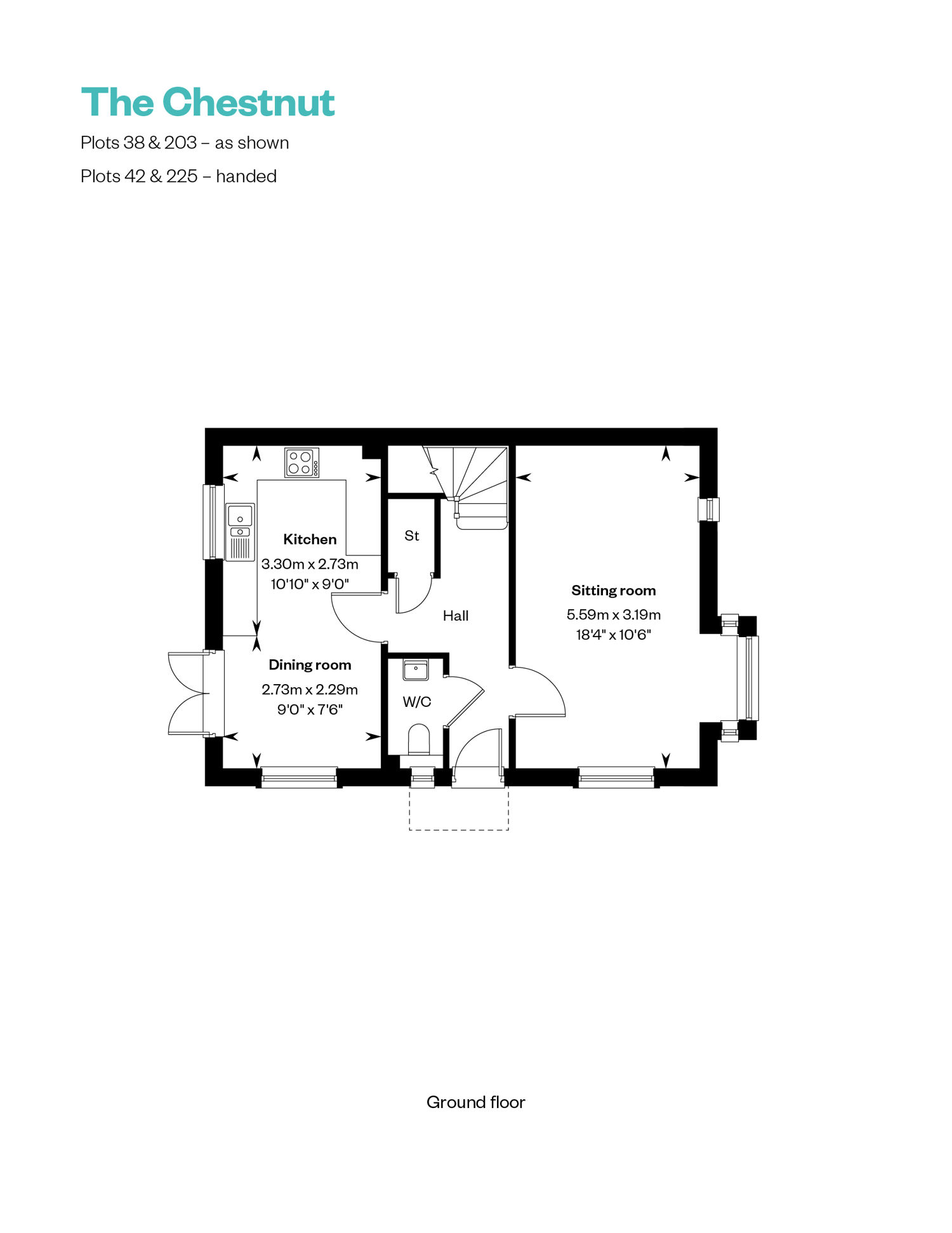 Floorplan of house for sale in Wimborne