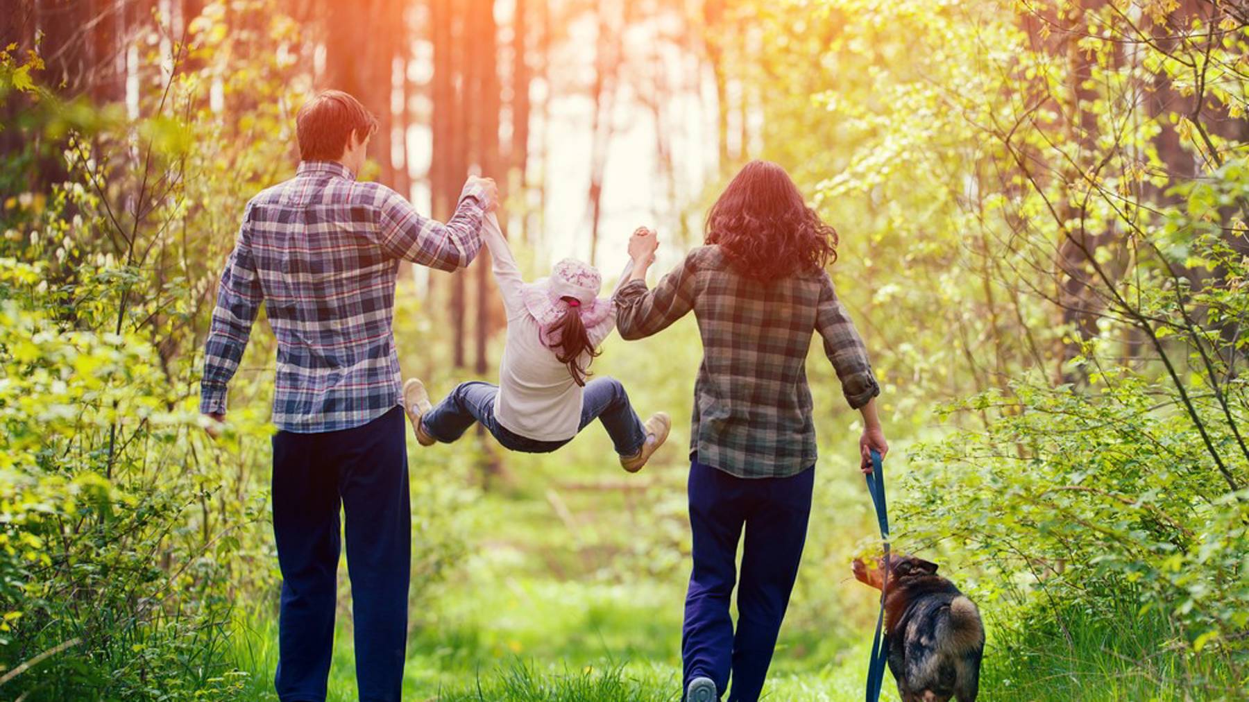 family outdoors