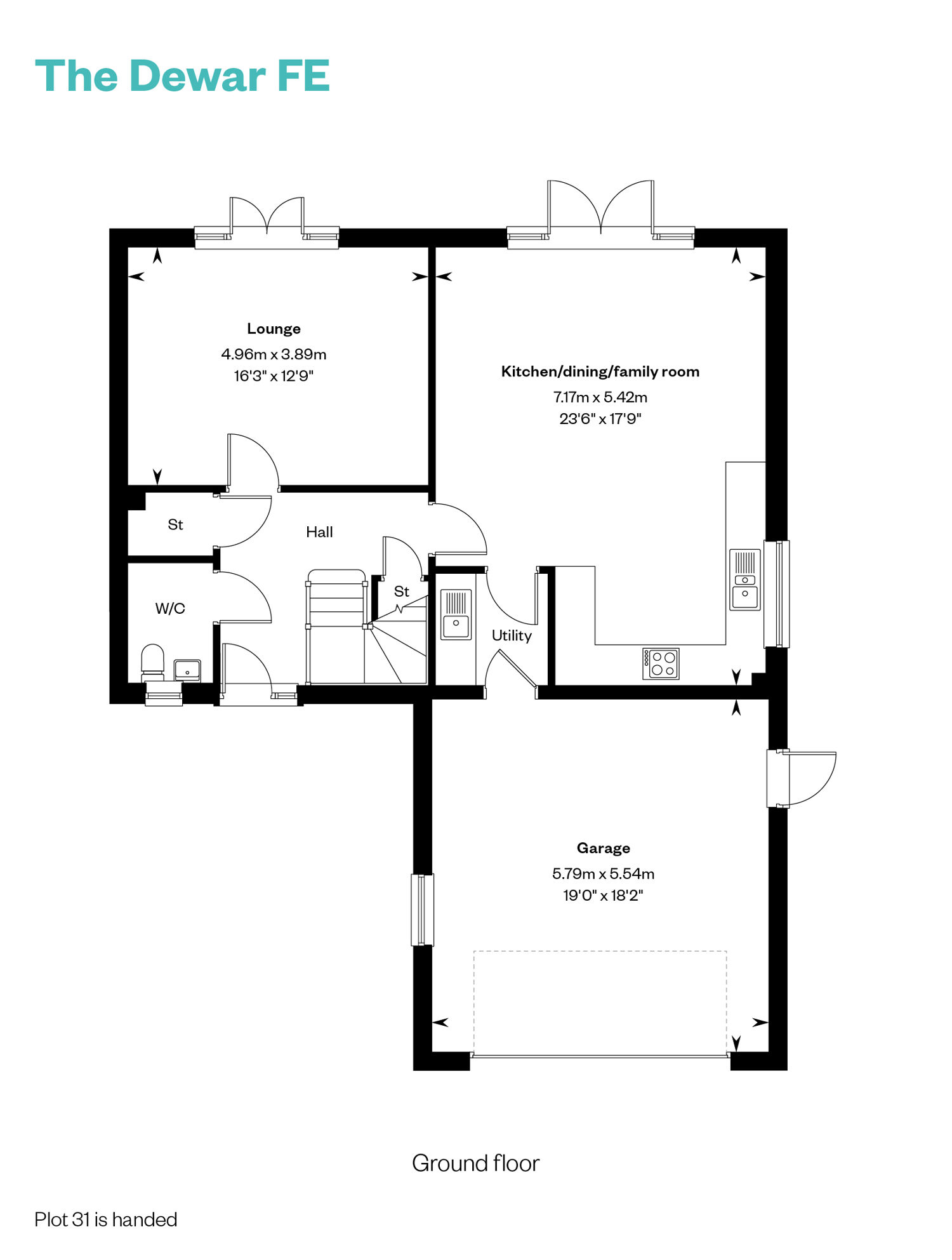 7443382 CALA WEST Aurs Meadows Floorplan Web 800X1200 Dewar FE GF