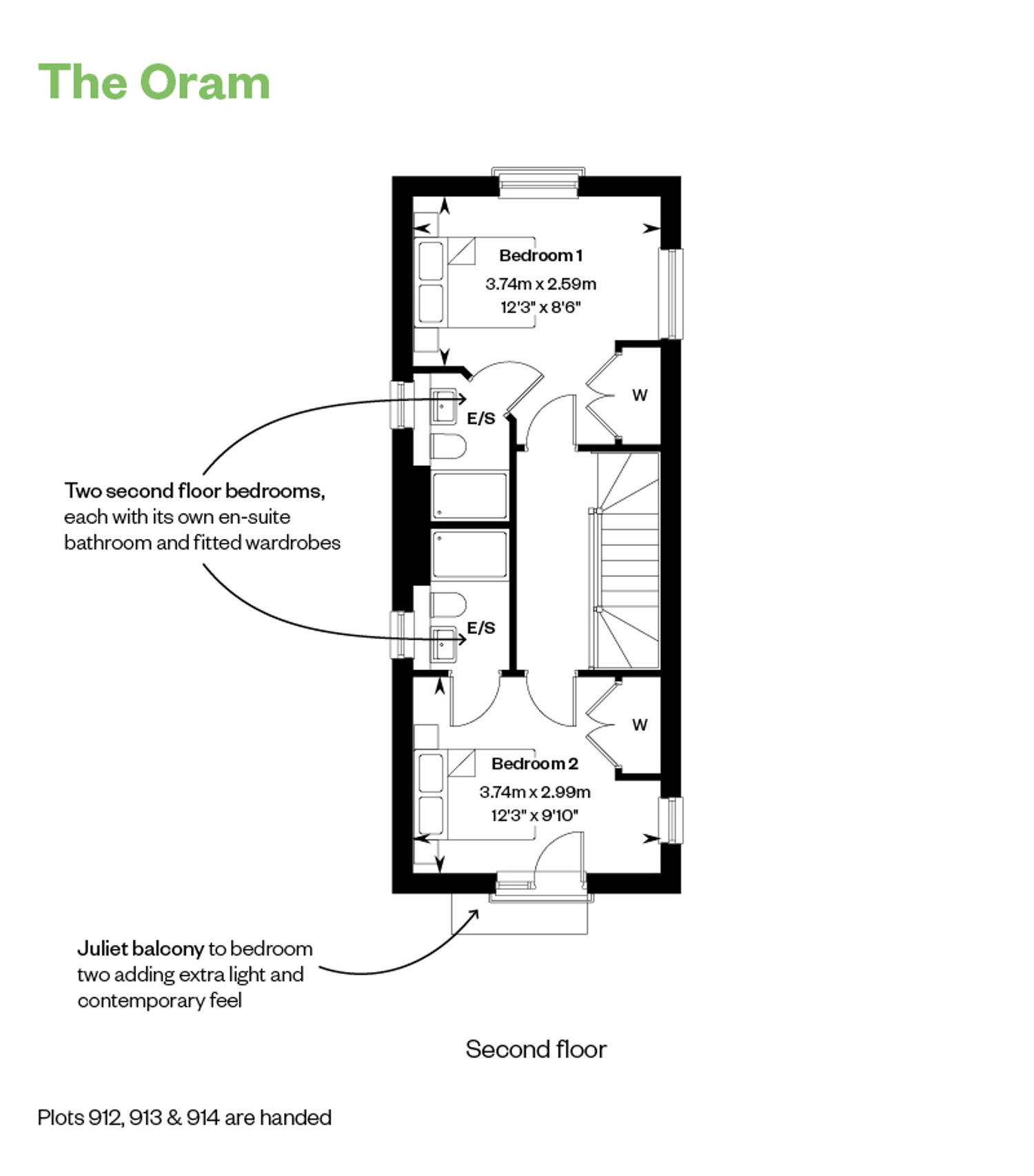 Floorplan of house for sale at Kings Barton. New homes for sale in Winchester