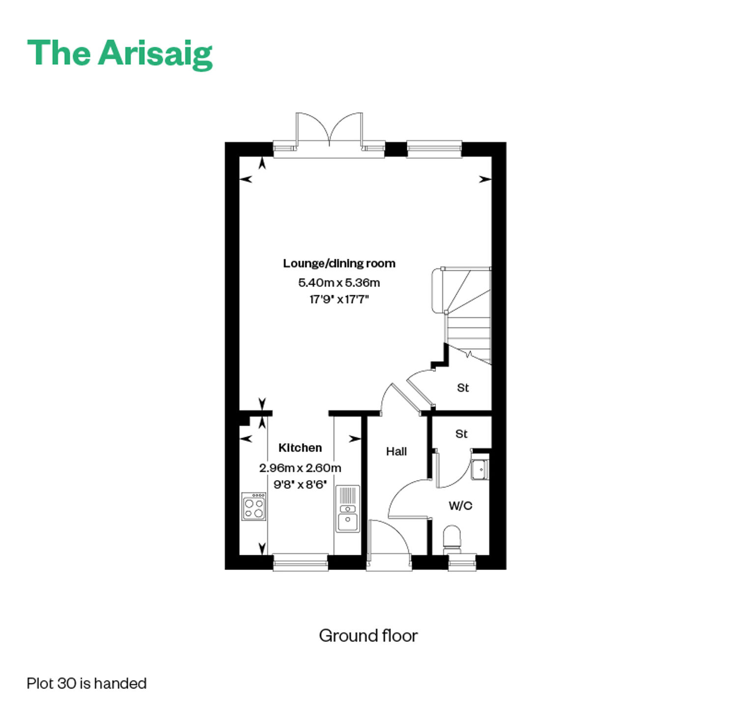 7311621 CALA WEST Weavers Brae Ph2 Floorplan Operational Efficiencies Web Floorplans Arisaig GF 800X1200