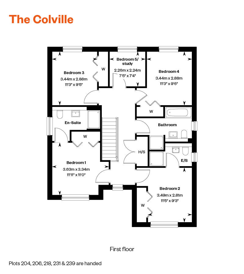 The Colville first floor