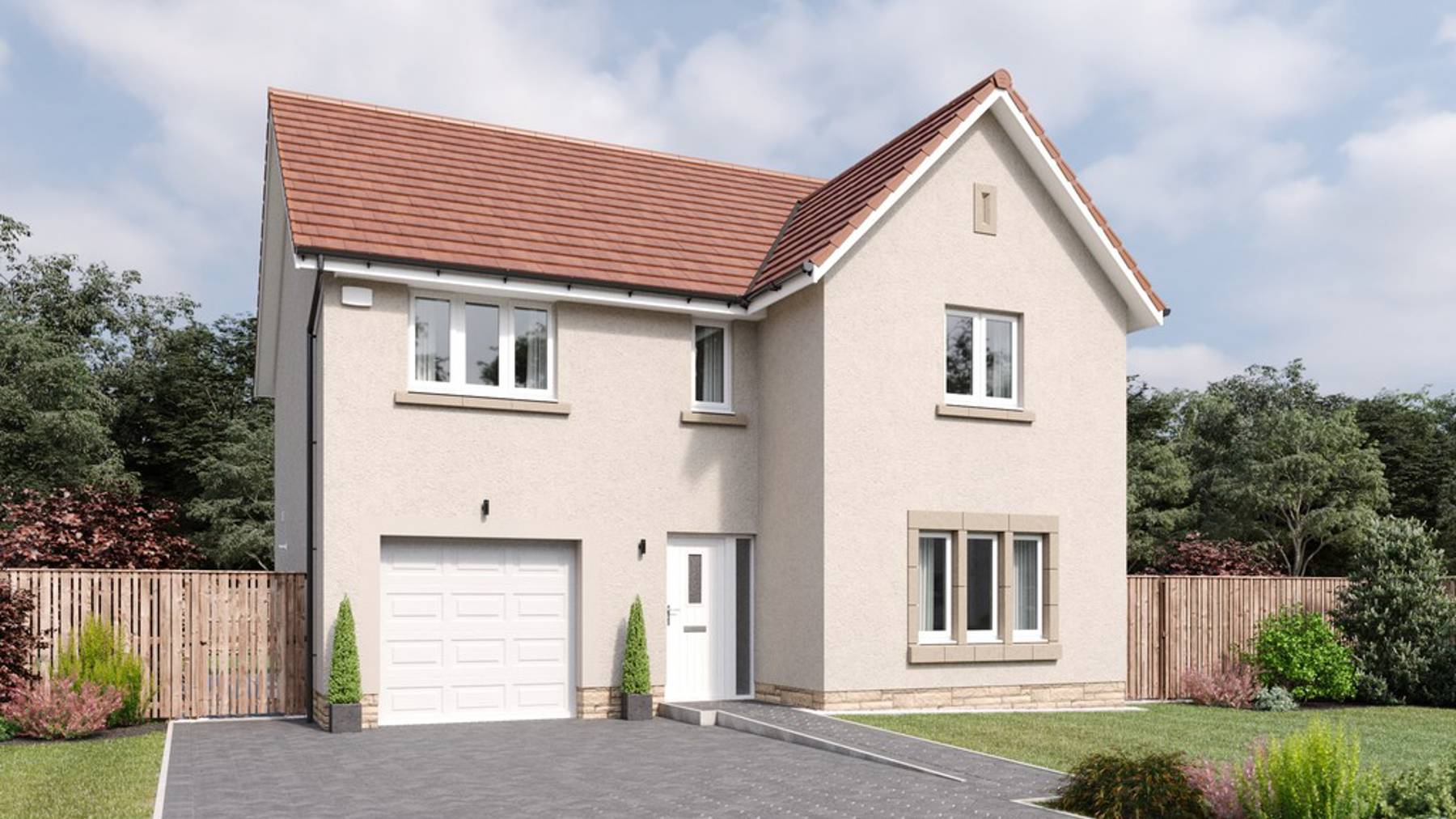 The Barrie External CGI | 4 bedroom home for sale in Millerhill