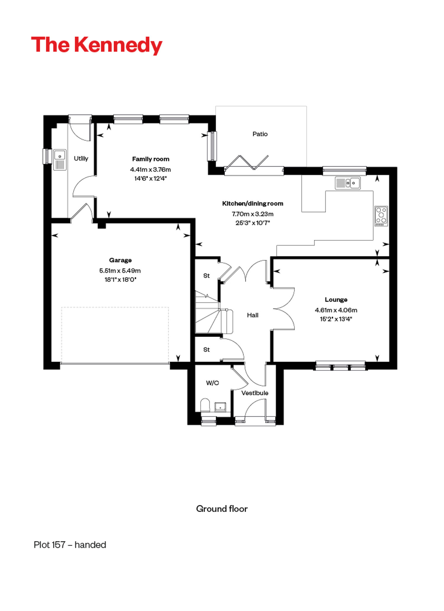 5363231 CALA WEST Cornhill Village Home Styles Web Floorplans 800X1200 The Kennedy GF 7454602