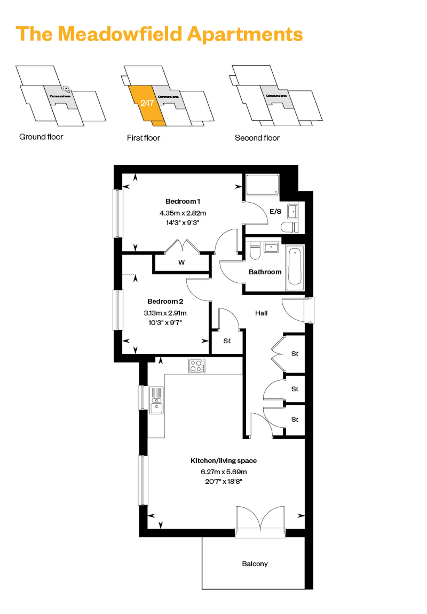 The Meadowfield Apartment Plot 247