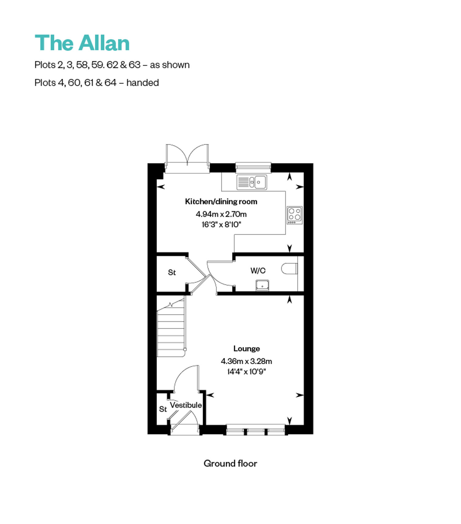 Millgate Lawns The Allan Floorplan GF