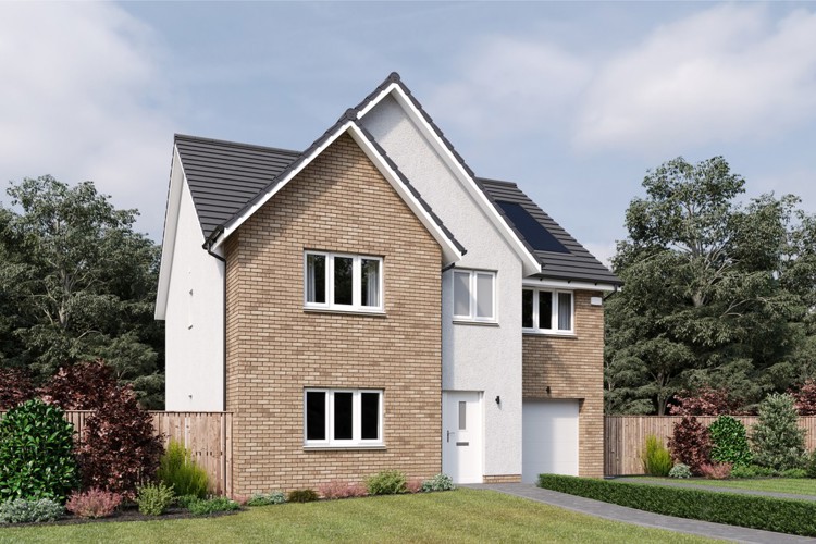 The Crichton External CGI | 5 bedroom home for sale at West Craigs, Edinburgh