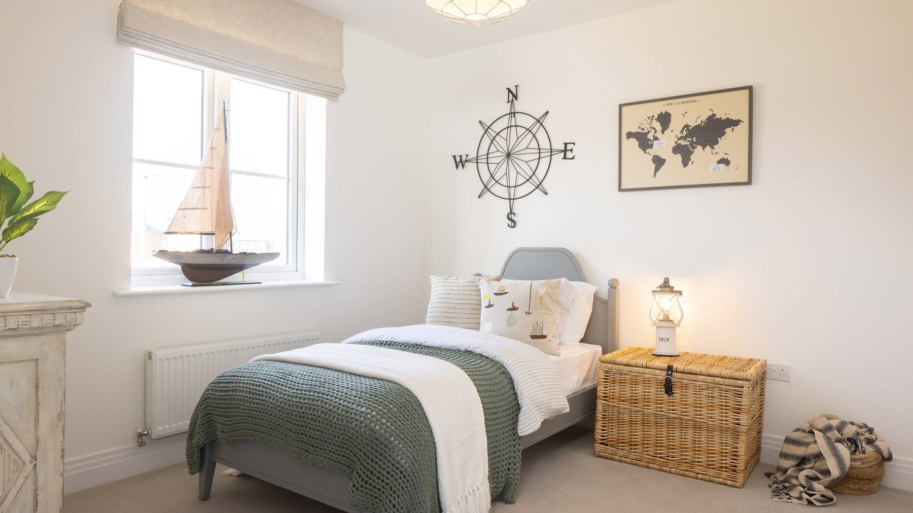 Bedroom of house for sale in Wimborne, Dorset