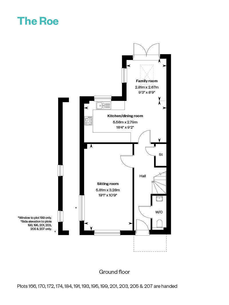 Floorplan of house for sale in Weybridge