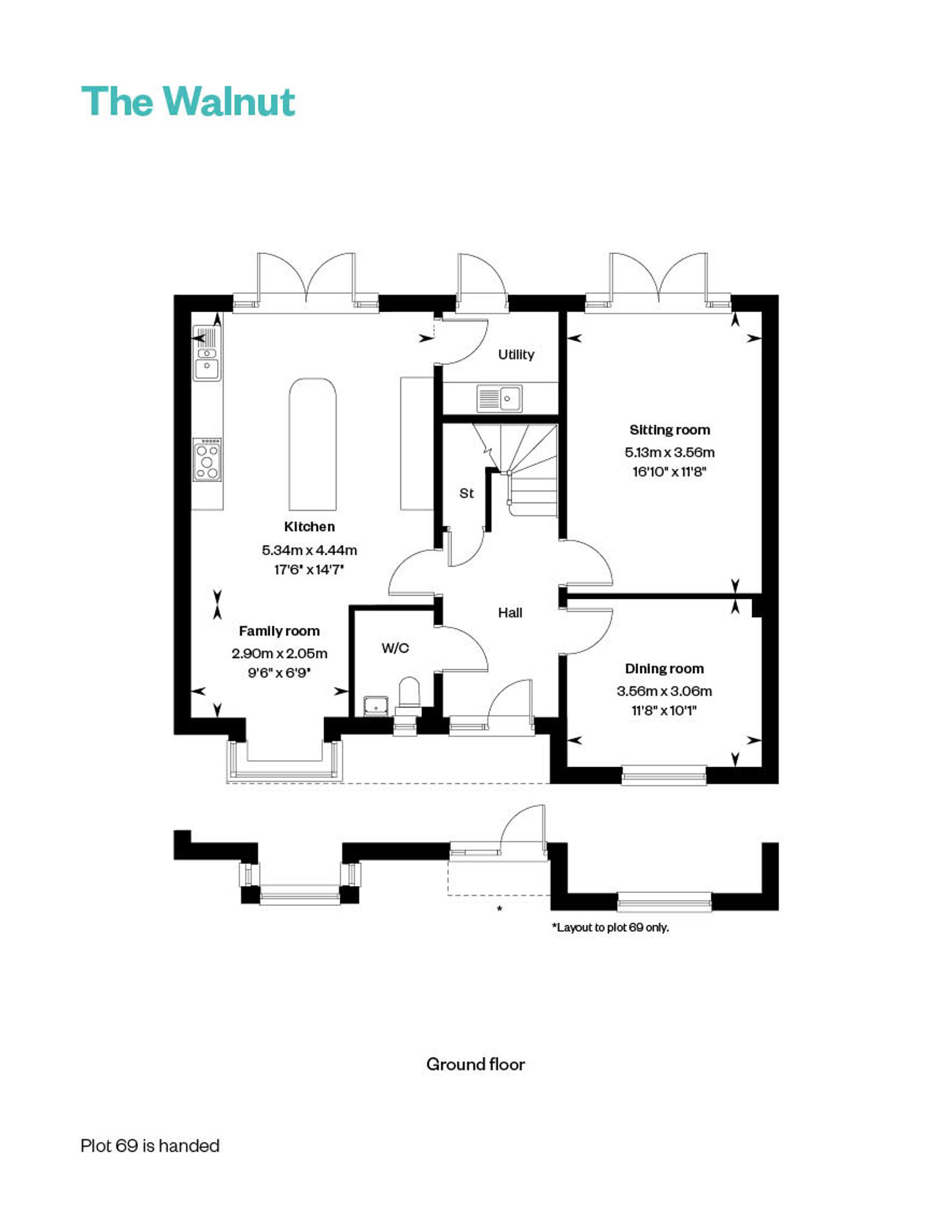 6247249 CALA SOUTH Oakwood Park Walnut Floorplan